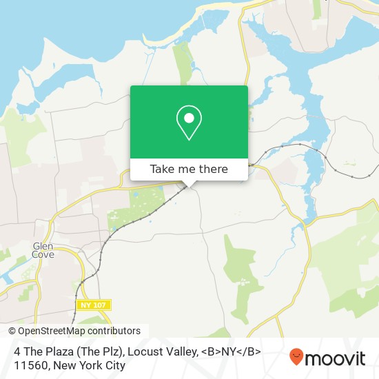 4 The Plaza (The Plz), Locust Valley, <B>NY< / B> 11560 map