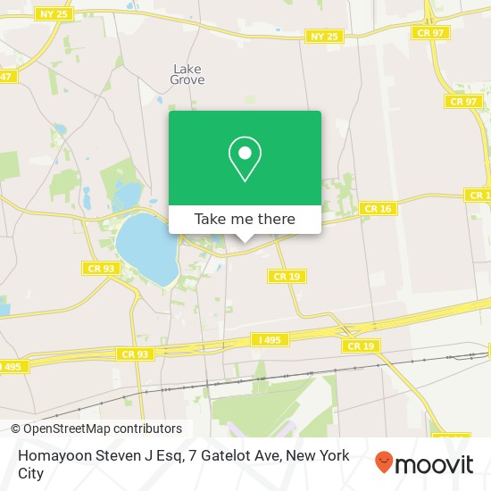 Mapa de Homayoon Steven J Esq, 7 Gatelot Ave