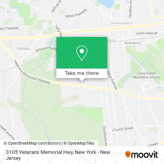 3105 Veterans Memorial Hwy map