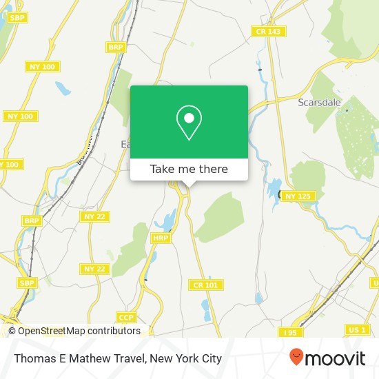 Mapa de Thomas E Mathew Travel