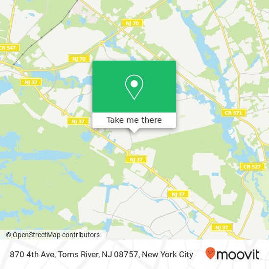 870 4th Ave, Toms River, NJ 08757 map