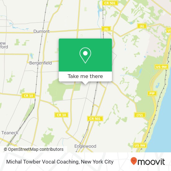 Michal Towber Vocal Coaching map
