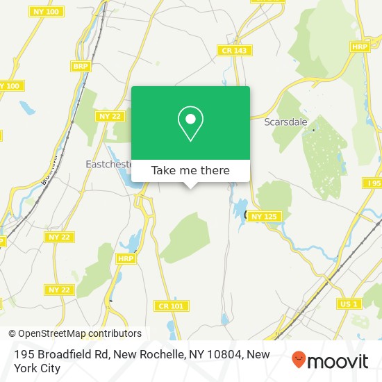 195 Broadfield Rd, New Rochelle, NY 10804 map