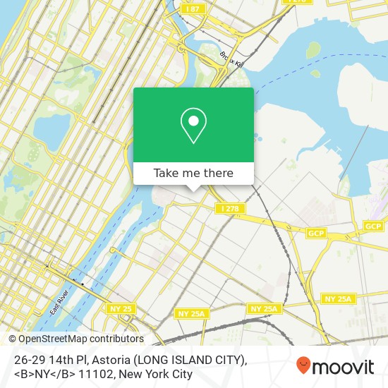 26-29 14th Pl, Astoria (LONG ISLAND CITY), <B>NY< / B> 11102 map