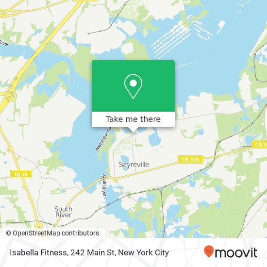 Mapa de Isabella Fitness, 242 Main St
