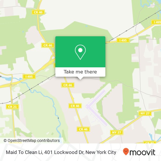 Maid To Clean Li, 401 Lockwood Dr map