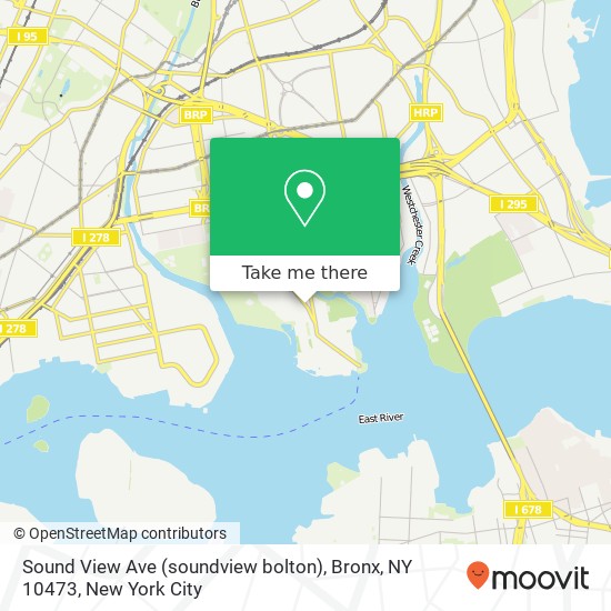 Sound View Ave (soundview bolton), Bronx, NY 10473 map