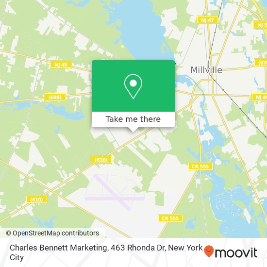 Charles Bennett Marketing, 463 Rhonda Dr map