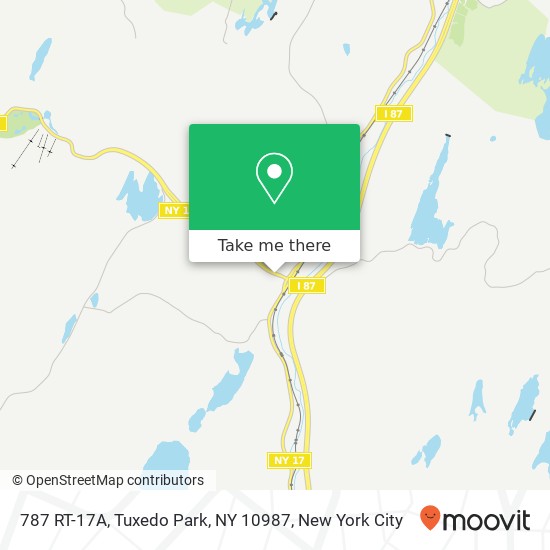 Mapa de 787 RT-17A, Tuxedo Park, NY 10987