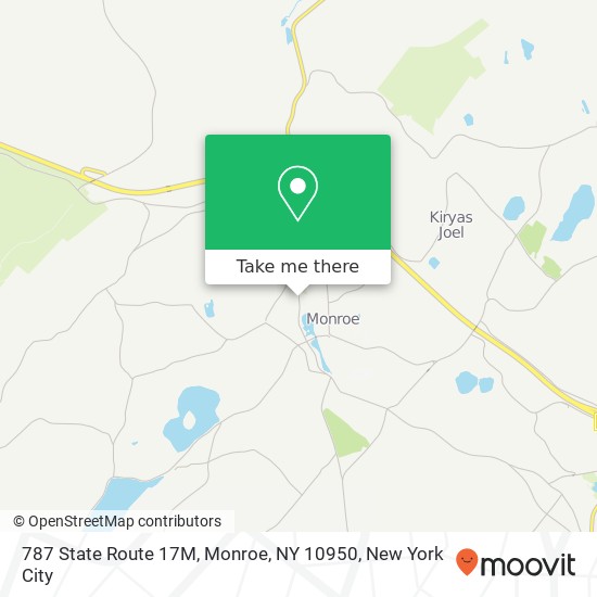 787 State Route 17M, Monroe, NY 10950 map