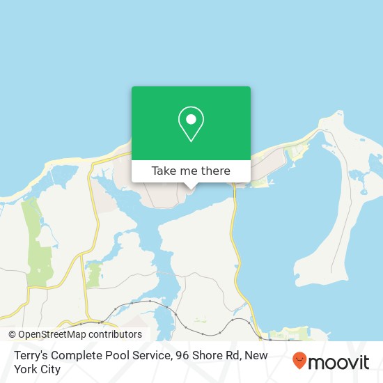 Mapa de Terry's Complete Pool Service, 96 Shore Rd