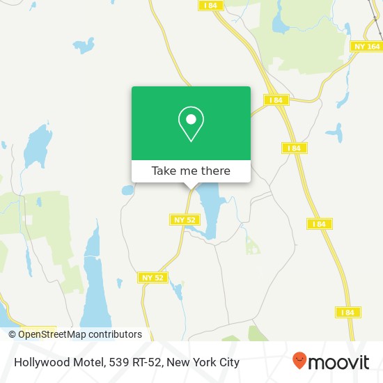 Mapa de Hollywood Motel, 539 RT-52