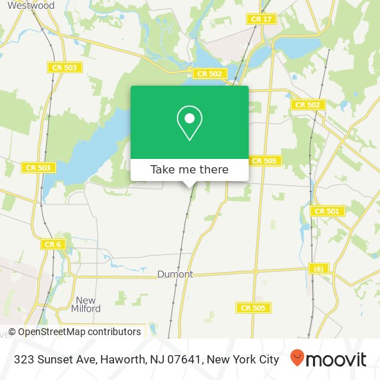 323 Sunset Ave, Haworth, NJ 07641 map