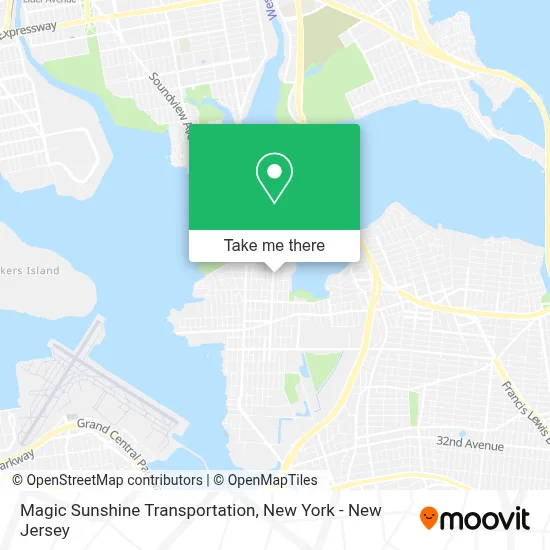 Magic Sunshine Transportation map