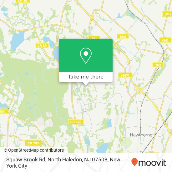 Squaw Brook Rd, North Haledon, NJ 07508 map