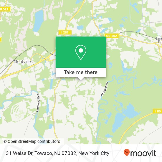 31 Weiss Dr, Towaco, NJ 07082 map