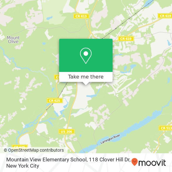 Mountain View Elementary School, 118 Clover Hill Dr map