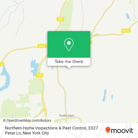 Mapa de Northern Home Inspections & Pest Control, 3327 Peter Ln
