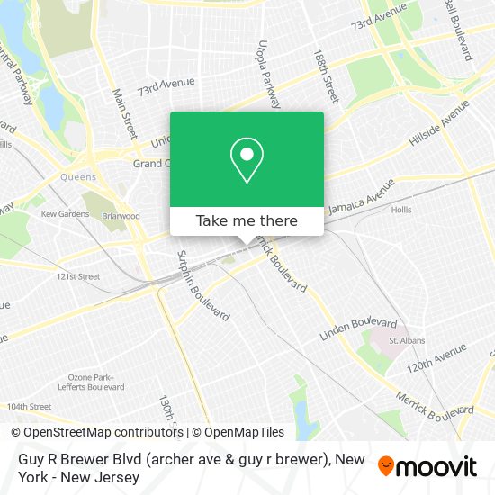 Guy R Brewer Blvd (archer ave & guy r brewer) map