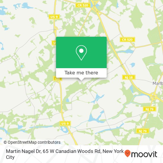 Martin Nagel Dr, 65 W Canadian Woods Rd map