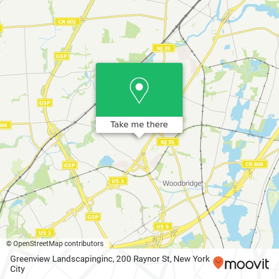 Greenview Landscapinginc, 200 Raynor St map