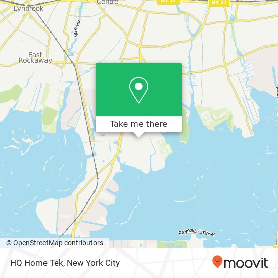 Mapa de HQ Home Tek, 3670 Oceanside Rd W