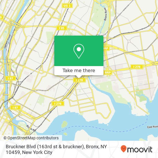 Bruckner Blvd (163rd st & bruckner), Bronx, NY 10459 map