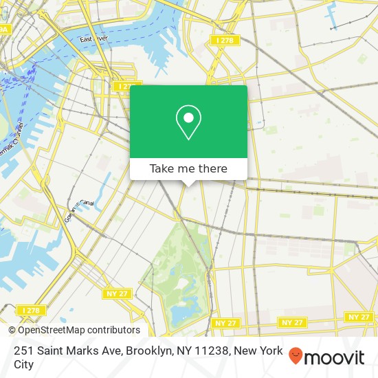 251 Saint Marks Ave, Brooklyn, NY 11238 map