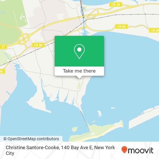 Christine Santore-Cooke, 140 Bay Ave E map