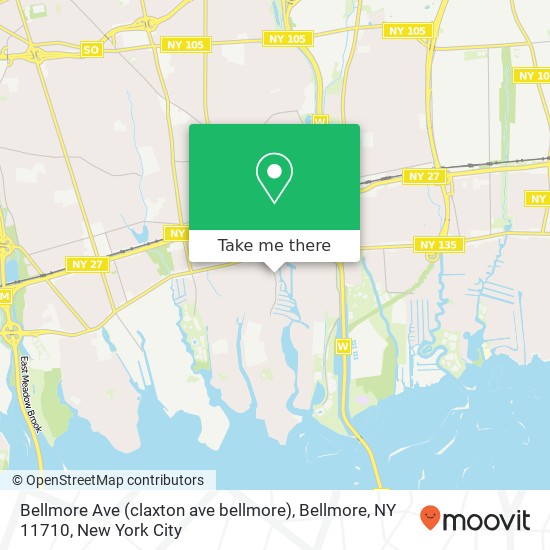 Bellmore Ave (claxton ave bellmore), Bellmore, NY 11710 map