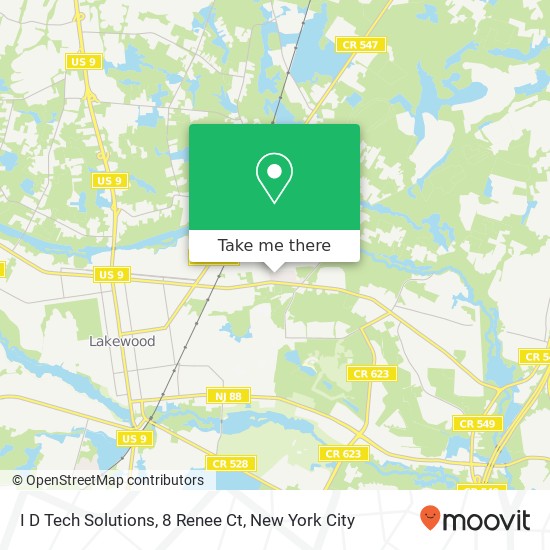 I D Tech Solutions, 8 Renee Ct map