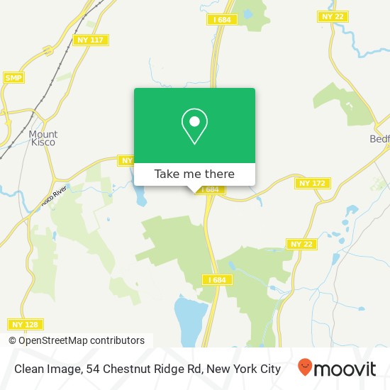 Mapa de Clean Image, 54 Chestnut Ridge Rd
