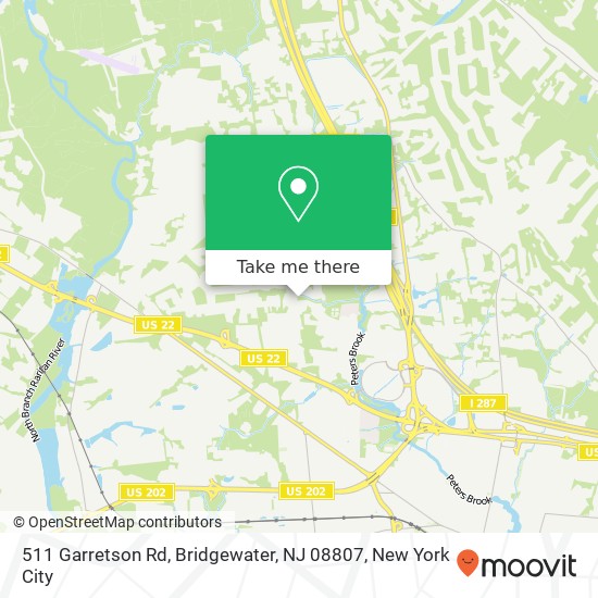 511 Garretson Rd, Bridgewater, NJ 08807 map