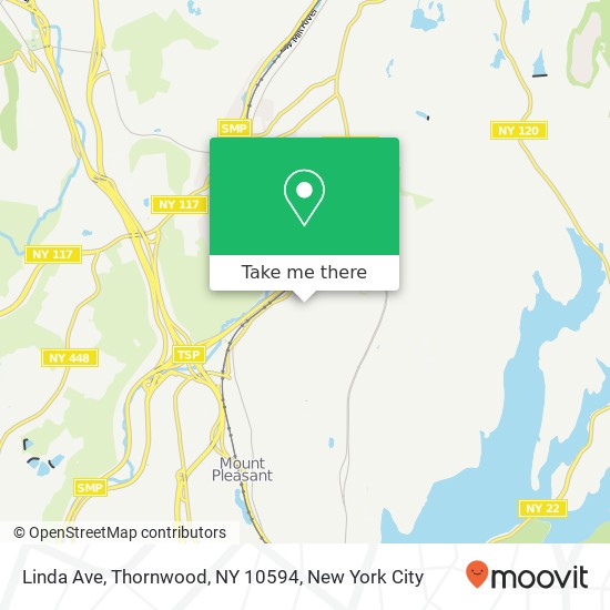 Linda Ave, Thornwood, NY 10594 map