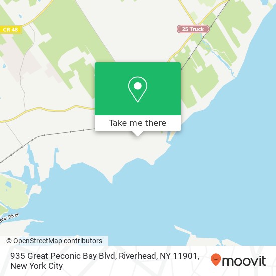 935 Great Peconic Bay Blvd, Riverhead, NY 11901 map