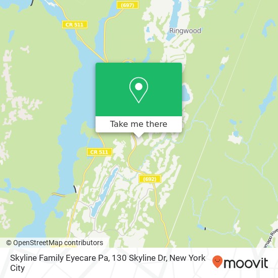 Mapa de Skyline Family Eyecare Pa, 130 Skyline Dr