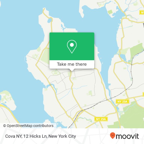 Cova NY, 12 Hicks Ln map