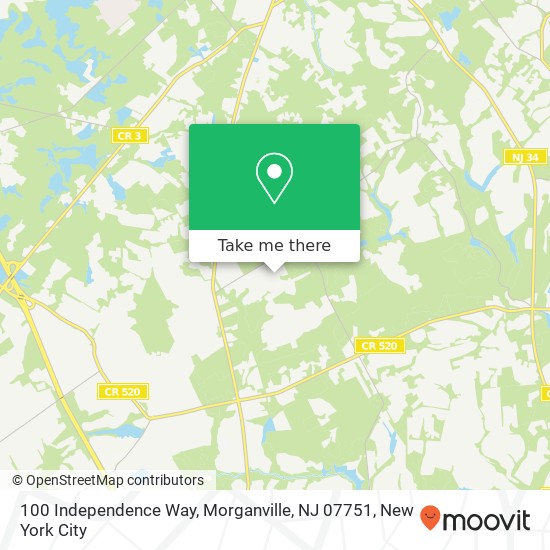 100 Independence Way, Morganville, NJ 07751 map