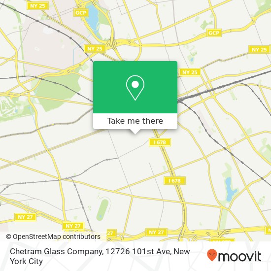 Mapa de Chetram Glass Company, 12726 101st Ave