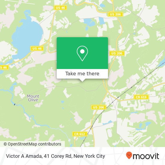 Victor A Amada, 41 Corey Rd map