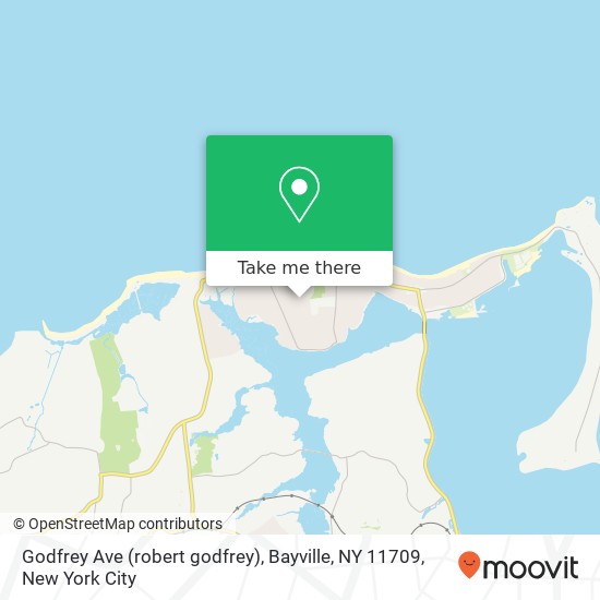 Mapa de Godfrey Ave (robert godfrey), Bayville, NY 11709