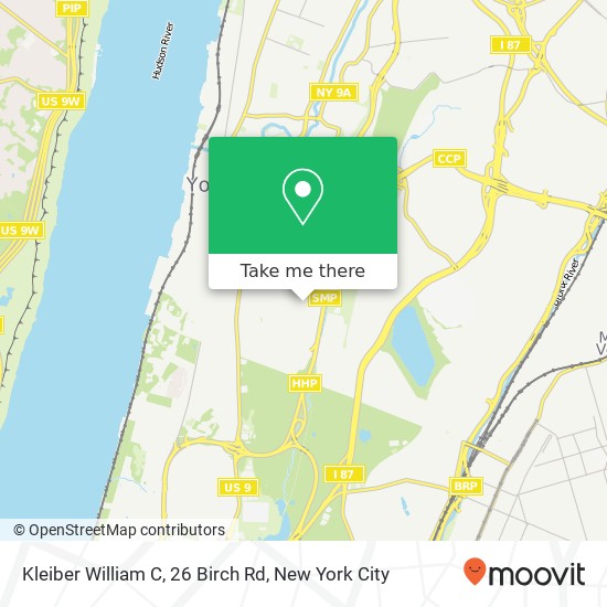 Mapa de Kleiber William C, 26 Birch Rd