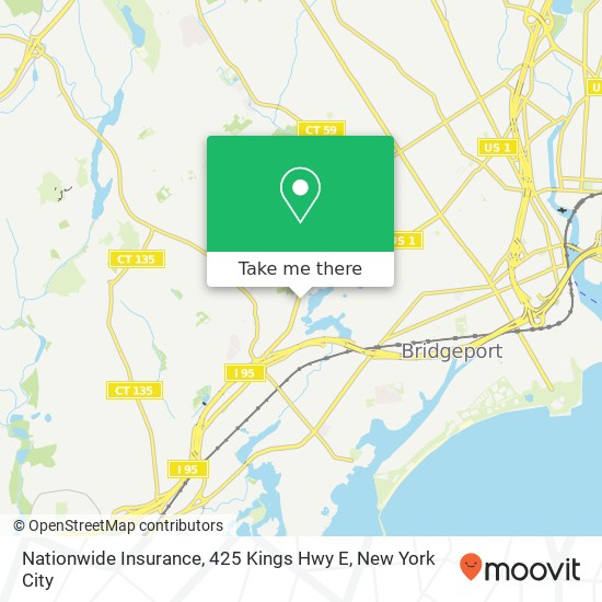 Nationwide Insurance, 425 Kings Hwy E map
