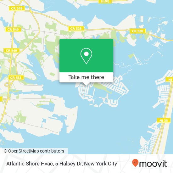 Atlantic Shore Hvac, 5 Halsey Dr map