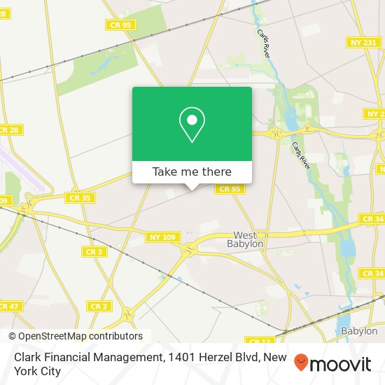 Clark Financial Management, 1401 Herzel Blvd map