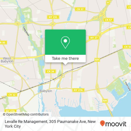 Mapa de Levalle Re Management, 305 Paumanake Ave