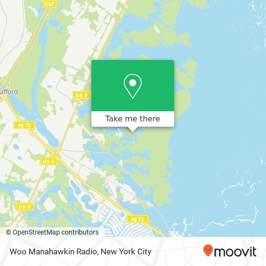 Woo Manahawkin Radio map