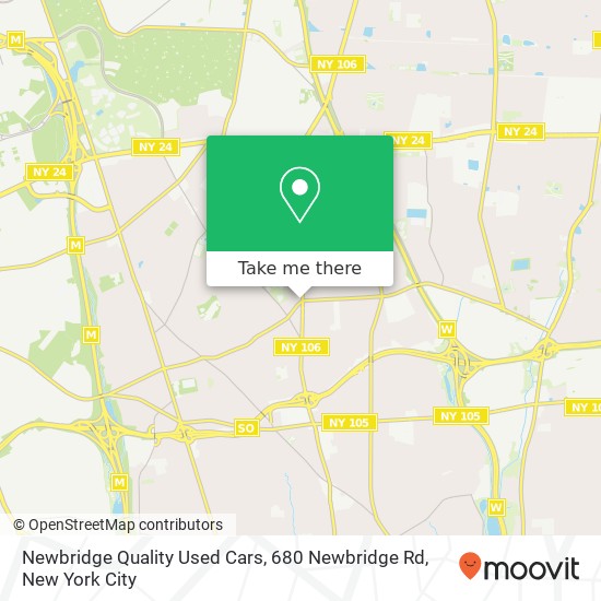 Mapa de Newbridge Quality Used Cars, 680 Newbridge Rd