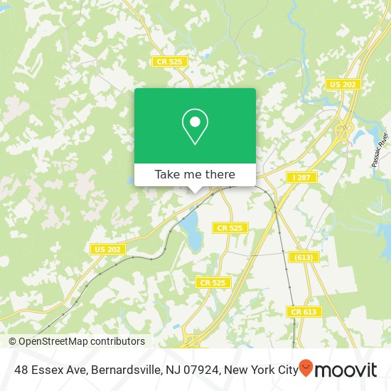 48 Essex Ave, Bernardsville, NJ 07924 map