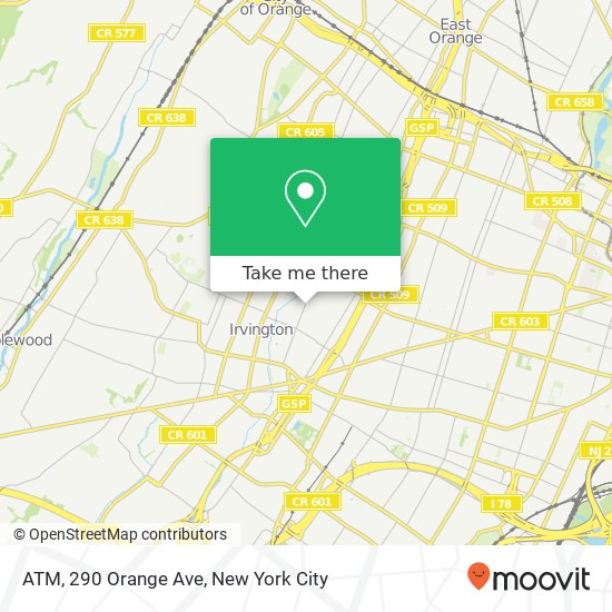 Mapa de ATM, 290 Orange Ave